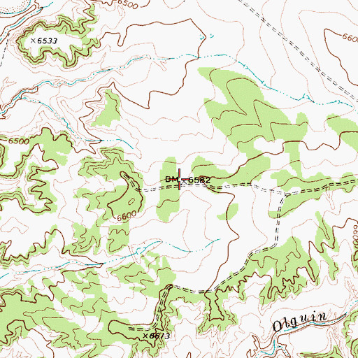 Topographic Map of RWP-8 Water Well, NM