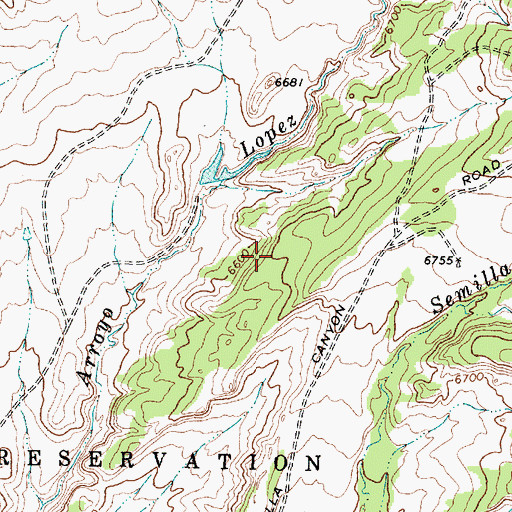 Topographic Map of RWP 4 Water Well, NM