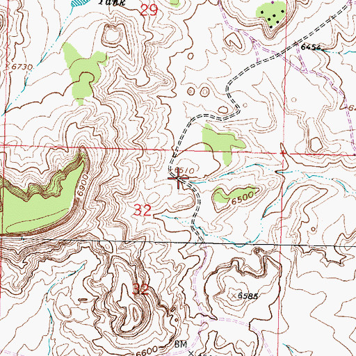 Topographic Map of R-51 Water Well, NM