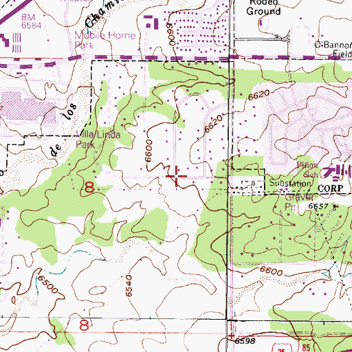 Topographic Map of RG-15415 Water Well, NM