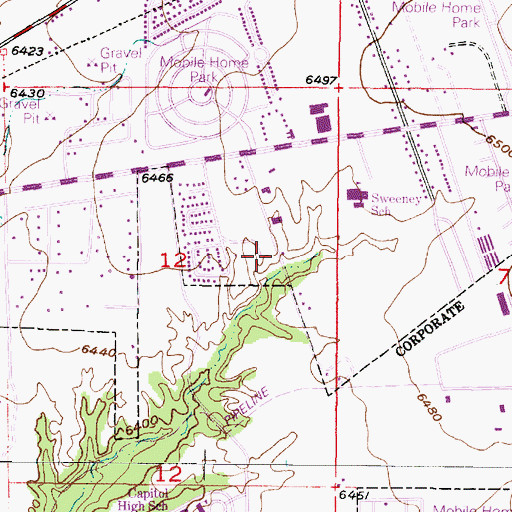Topographic Map of RG-18951 Water Well, NM