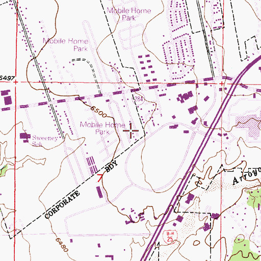 Topographic Map of RG-18940 Water Well, NM