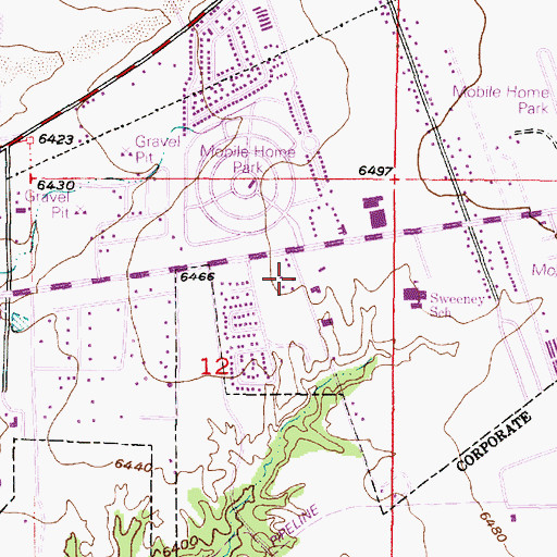 Topographic Map of RG-8346 Water Well, NM