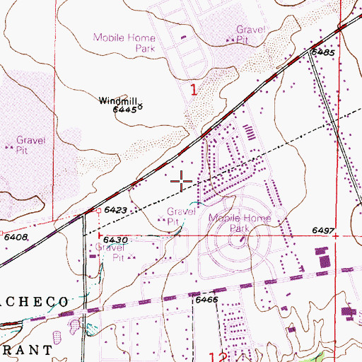 Topographic Map of 10022 Water Well, NM