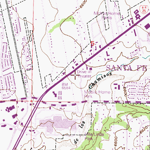 Topographic Map of Homestead Water Well, NM