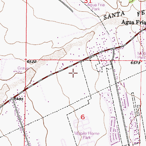 Topographic Map of RG-17350 Water Well, NM
