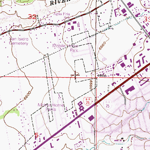 Topographic Map of RG-17157 Water Well, NM