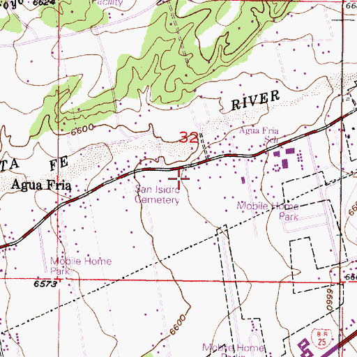 Topographic Map of RG-1604 Water Well, NM