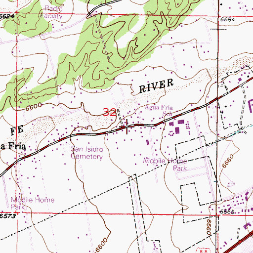 Topographic Map of RG-9990 Water Well, NM