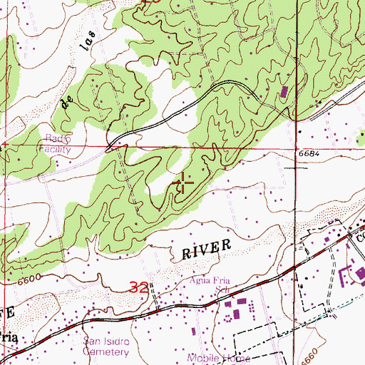 Topographic Map of RG-1704 Water Well, NM