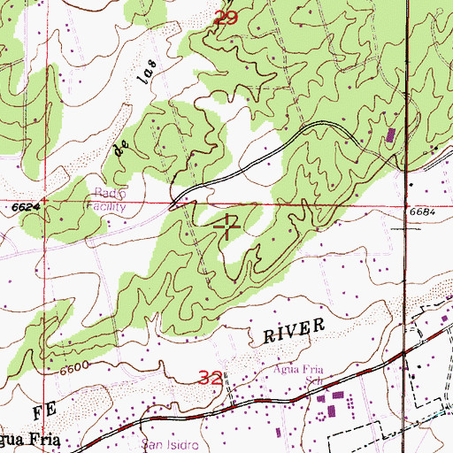Topographic Map of RG-1266 Water Well, NM