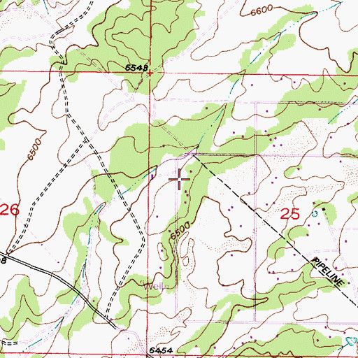 Topographic Map of RG-12564 Water Well, NM