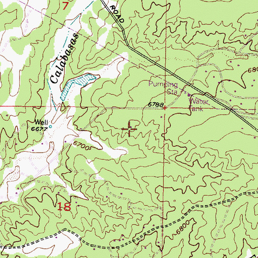 Topographic Map of RG-23381 Water Well, NM