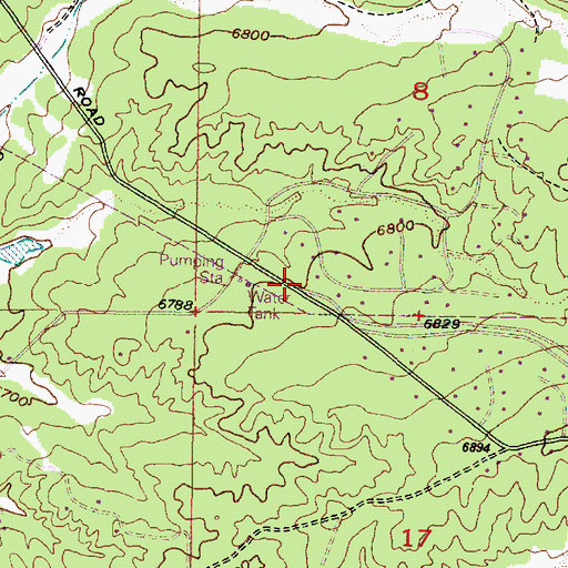 Topographic Map of RG-17409 Water Well, NM