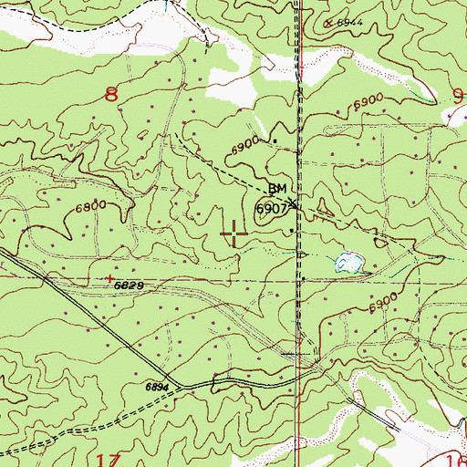 Topographic Map of RG-12949 Water Well, NM