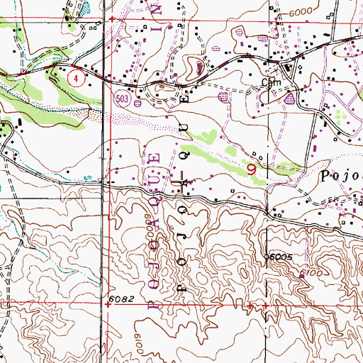Topographic Map of RG-2182 Water Well, NM