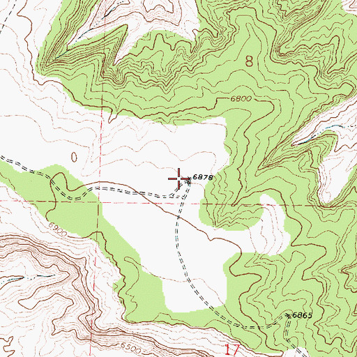 Topographic Map of CCR 18 Water Well, NM
