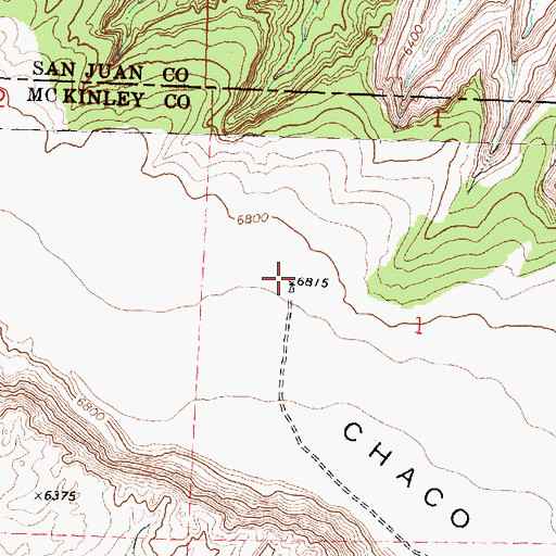 Topographic Map of CCR 17 Water Well, NM
