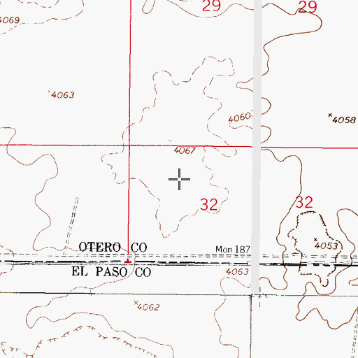 Topographic Map of Test 6 Water Well, NM