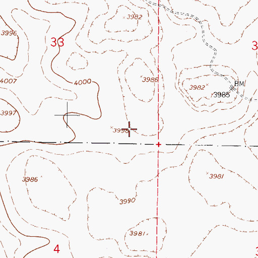 Topographic Map of M-2 Water Well, NM