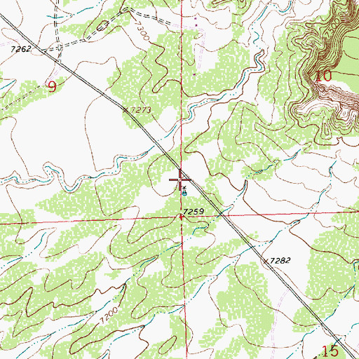 Topographic Map of 16-T-350 Water Well, NM