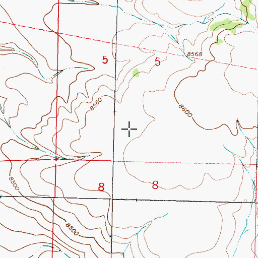 Topographic Map of ED-7 Water Well, NM