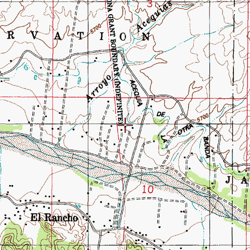 Topographic Map of RG-7223 Water Well, NM