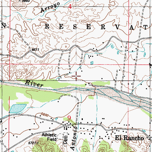 Topographic Map of RG-6723 Water Well, NM