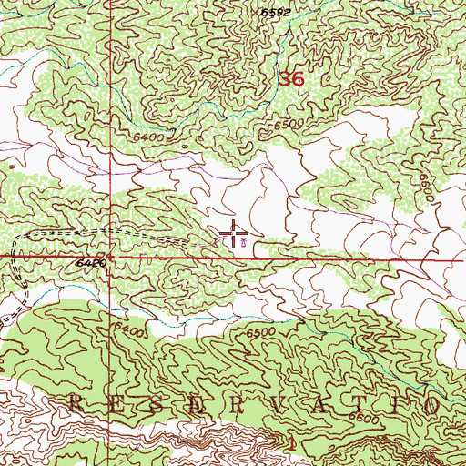 Topographic Map of 10170 Water Well, NM