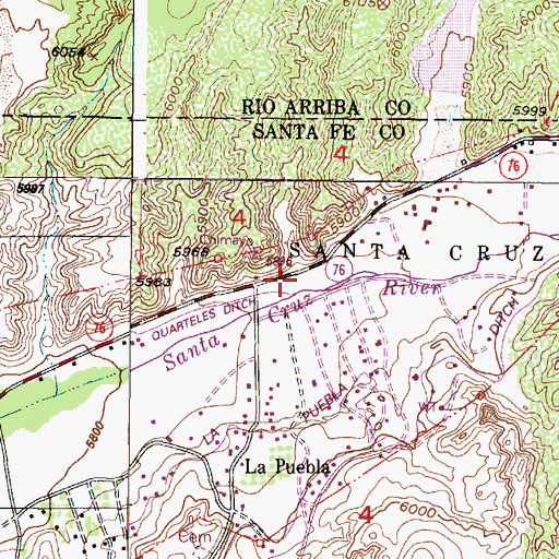 Topographic Map of RG-23784 Water Well, NM