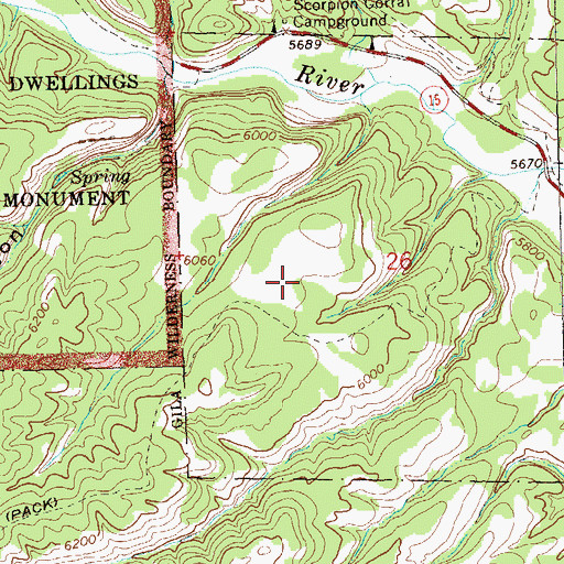 Topographic Map of GSF-2279 1 Water Well, NM