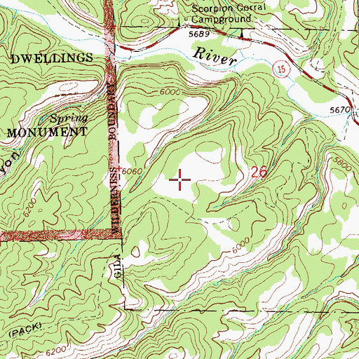 Topographic Map of GSF-2278 Water Well, NM
