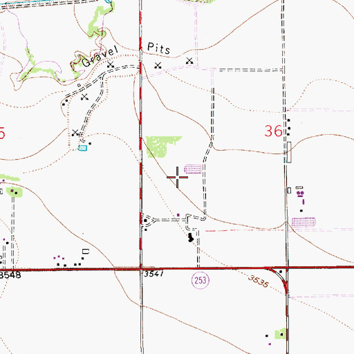 Topographic Map of RA-4663-S-6 Water Well, NM