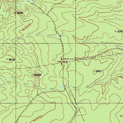 Topographic Map of Number 8 Water Well, NM