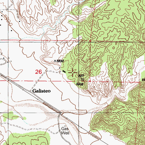 Topographic Map of RG-28290 Water Well, NM