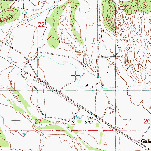 Topographic Map of RG-26502-X Water Well, NM