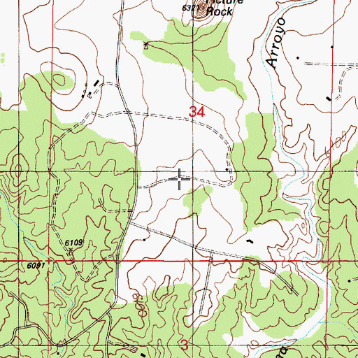 Topographic Map of RG-29082 Water Well, NM