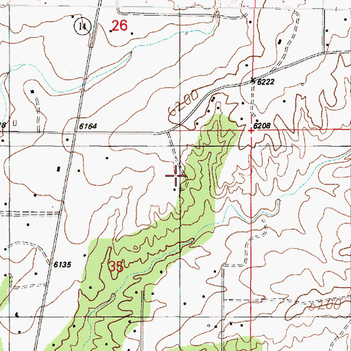 Topographic Map of RG-22186 Water Well, NM