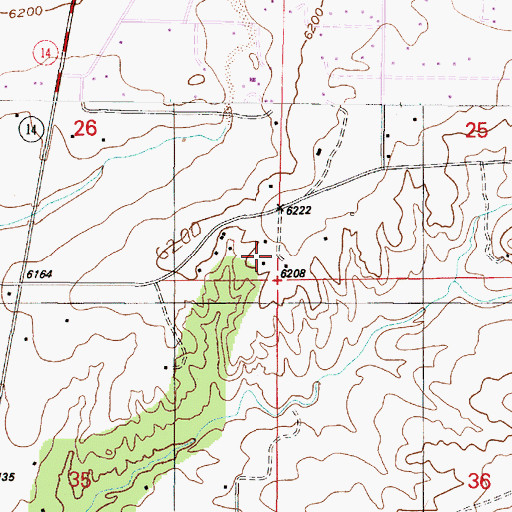 Topographic Map of RG-13214 Water Well, NM