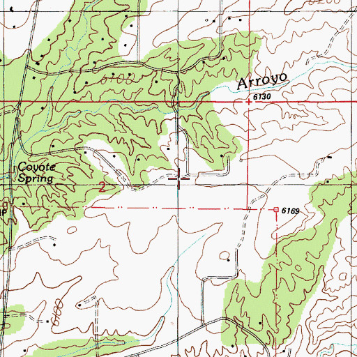 Topographic Map of RG-27758 Water Well, NM