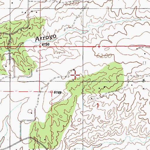 Topographic Map of RG-28715 Water Well, NM