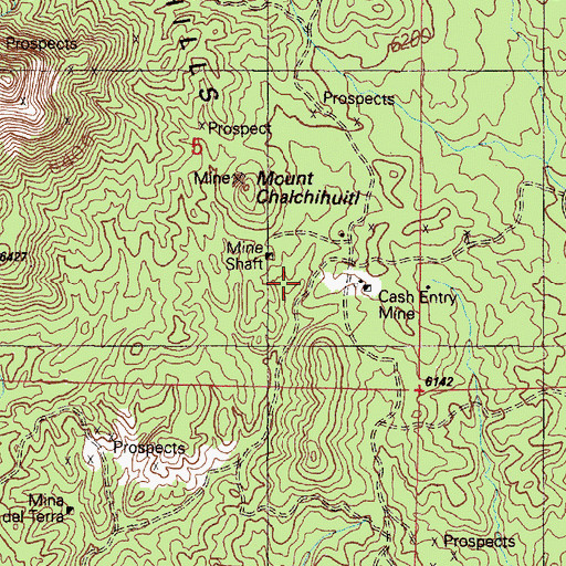 Topographic Map of RG-24629X7 Water Well, NM