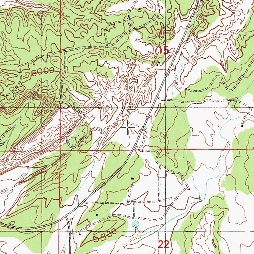 Topographic Map of RG-31417 Water Well, NM