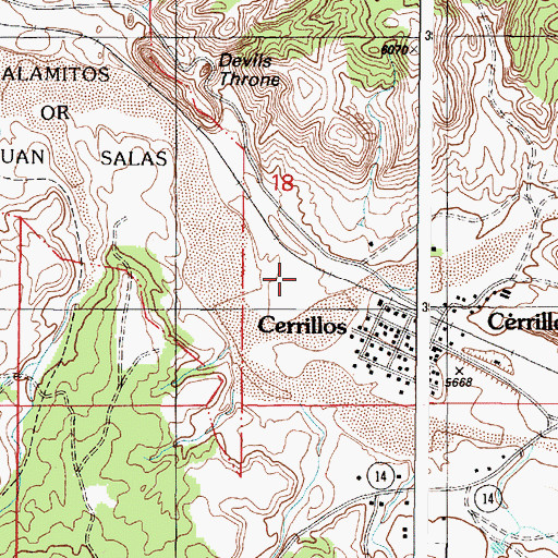 Topographic Map of RG-29562 Water Well, NM
