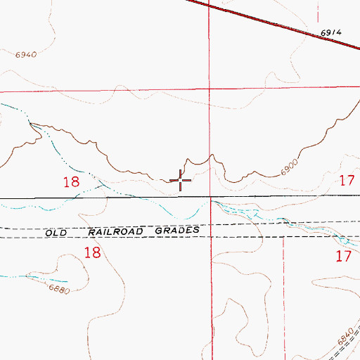 Topographic Map of 10007 Water Well, NM