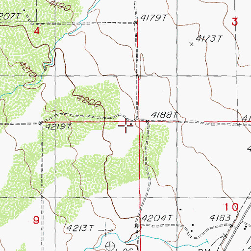 Topographic Map of 09004 Water Well, NM