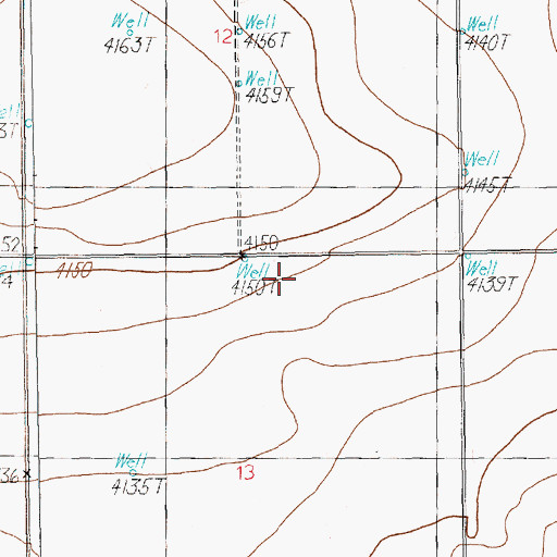 Topographic Map of CC-659 Water Well, NM