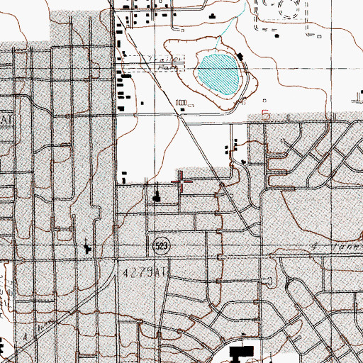 Topographic Map of CC-92 Water Well, NM