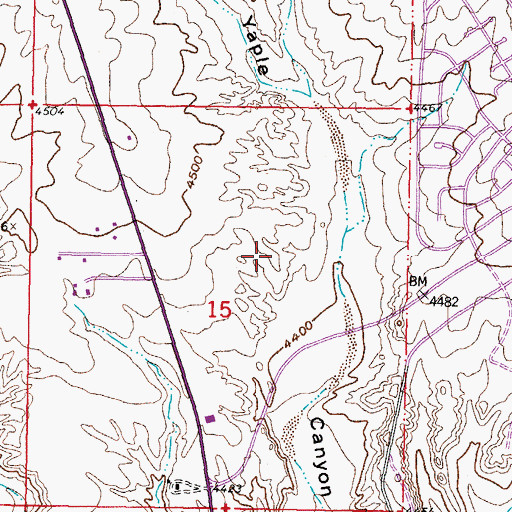 Topographic Map of RG 23960 Water Well, NM