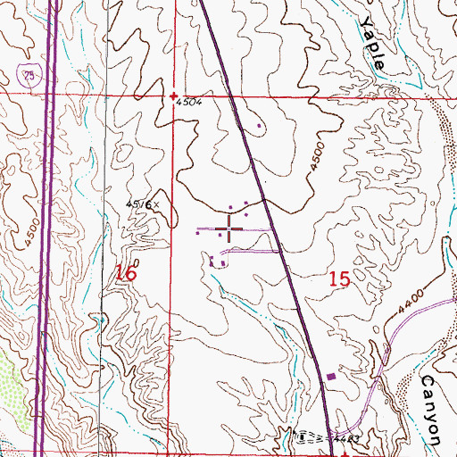 Topographic Map of RG 23516 Water Well, NM
